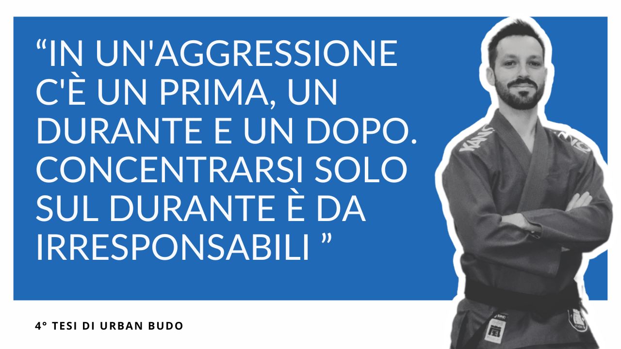 In un'aggressione c'è un prima, un durante e un dopo. Concentrarsi solo sul durante è da irresponsabili